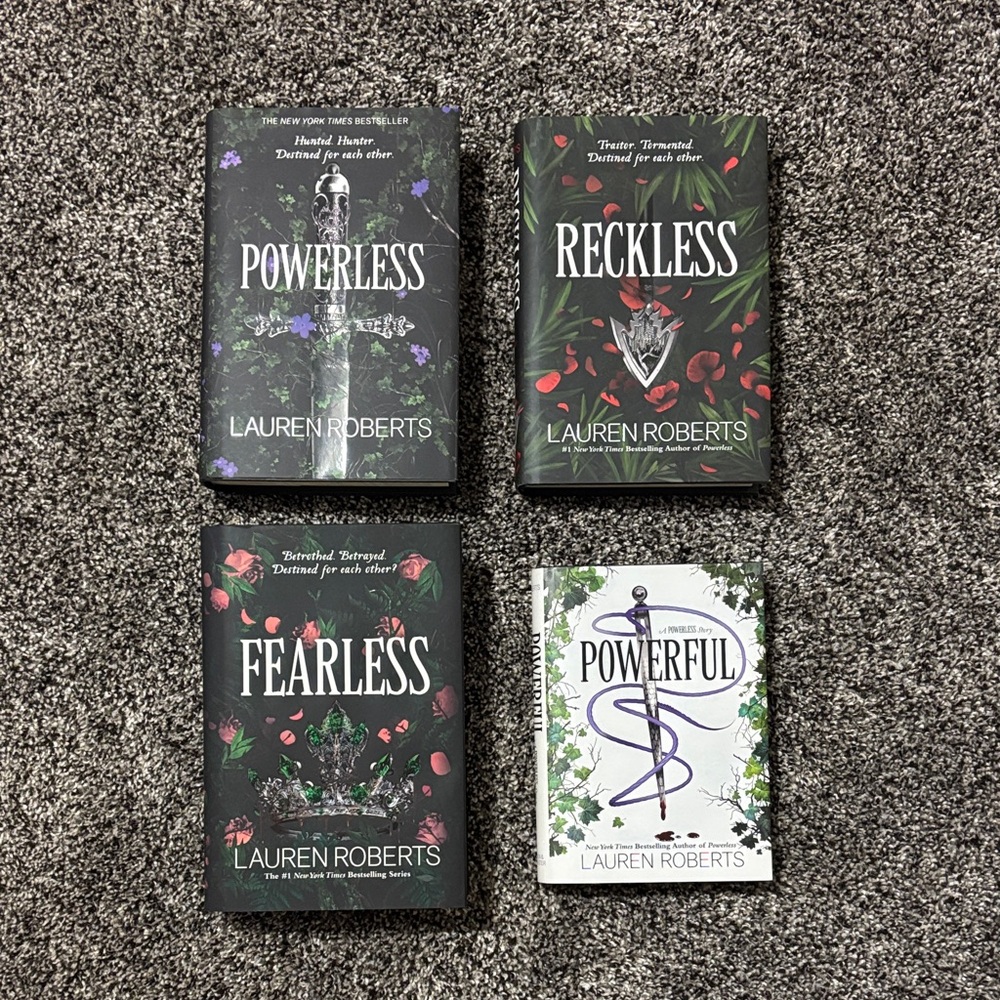 Lauren Roberts Book Set - Powerless, Reckless, Fearless, Powerful